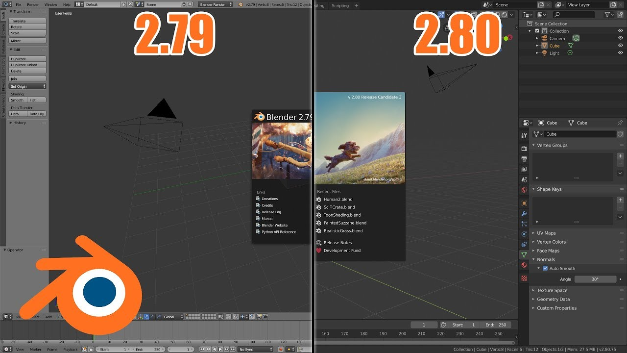 blender 2.79 vs 2.8